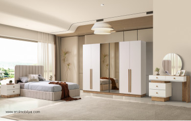 Papatya Mdf Yatak Odası