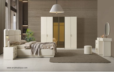 Roza Mdf Yatak Odası