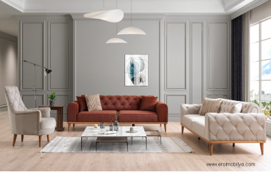 Beste Kapitoneli Koltuk Takımı