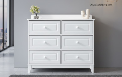 Asos 6 Çekmece Şifonyer