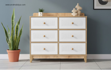 Strada 6 Çekmece Şifonyer