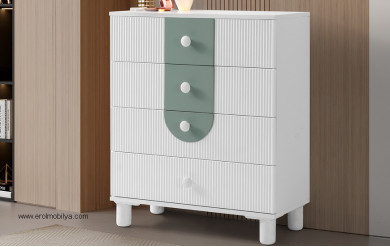 Yeşil Mdf Şifonyer