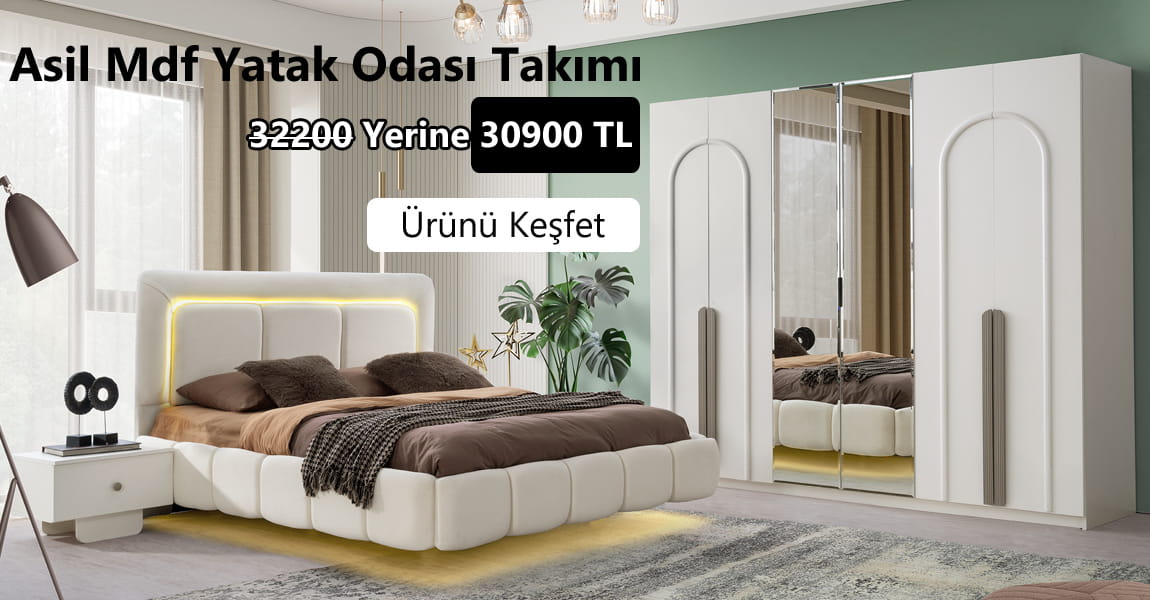 Asil Mdf Yatak Odası Takımı Kampanyalı