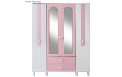 Bulut 4 Kapaklı Dolap