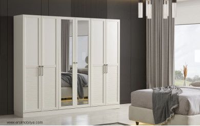 Elabor 6 Kapılı Gardırop Mdf
