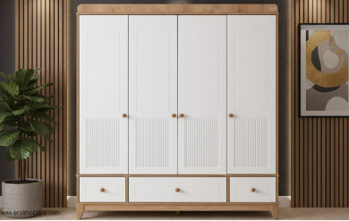 Marin 4 Kapılı Gardırop