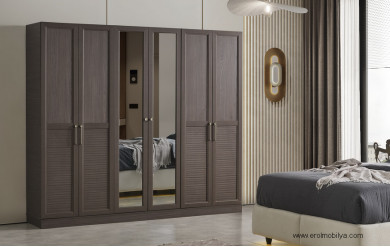 Rebeka 6 Kapılı Gardırop Mdf