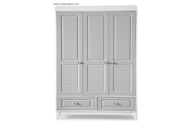 Silver 3 Kapılı Gardırop