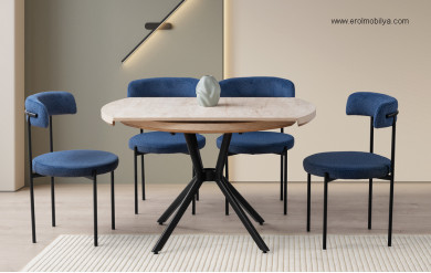 Tosca Gini Yuvarlak Masa Takımı